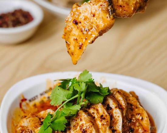 Steamed Chicken with Chili Sauce 口水鸡